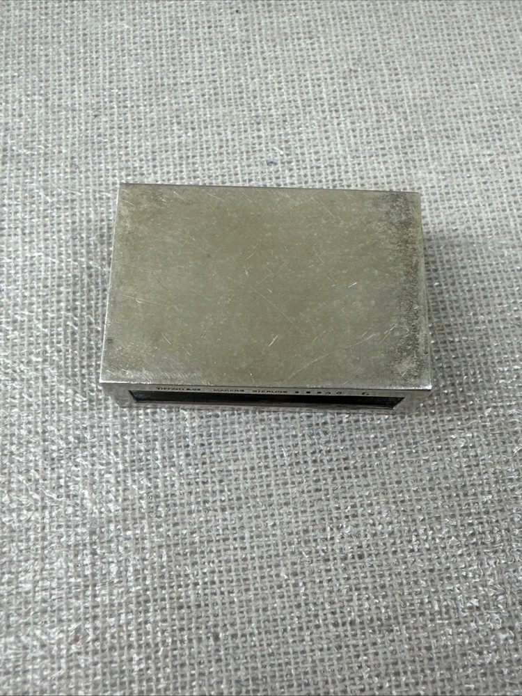 Sterling Silver Authentic Tiffany & Co Small Matchbox Cover L#4