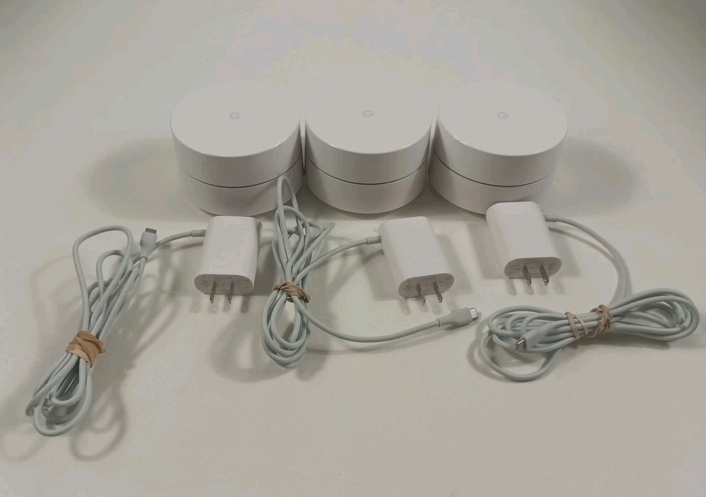 Google WiFi System Router For Whole Home Coverage AC 1304 (3 PACK) Mesh WORKS