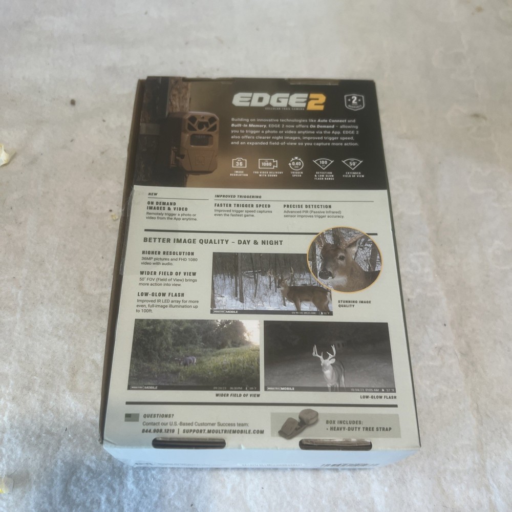 Moultrie Mobile Edge 2 Cellular Trail Camera With Built In Memory