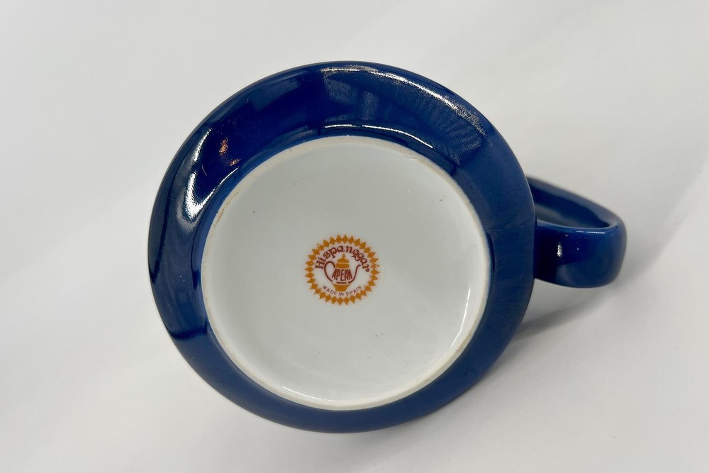 Blue and White Pitcher