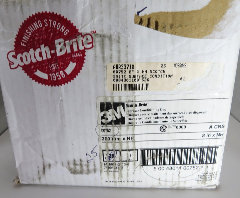 3M Scotch Brite 8" Surface Conditioning Disc Course Hook & Loop ( 25 pcs. )