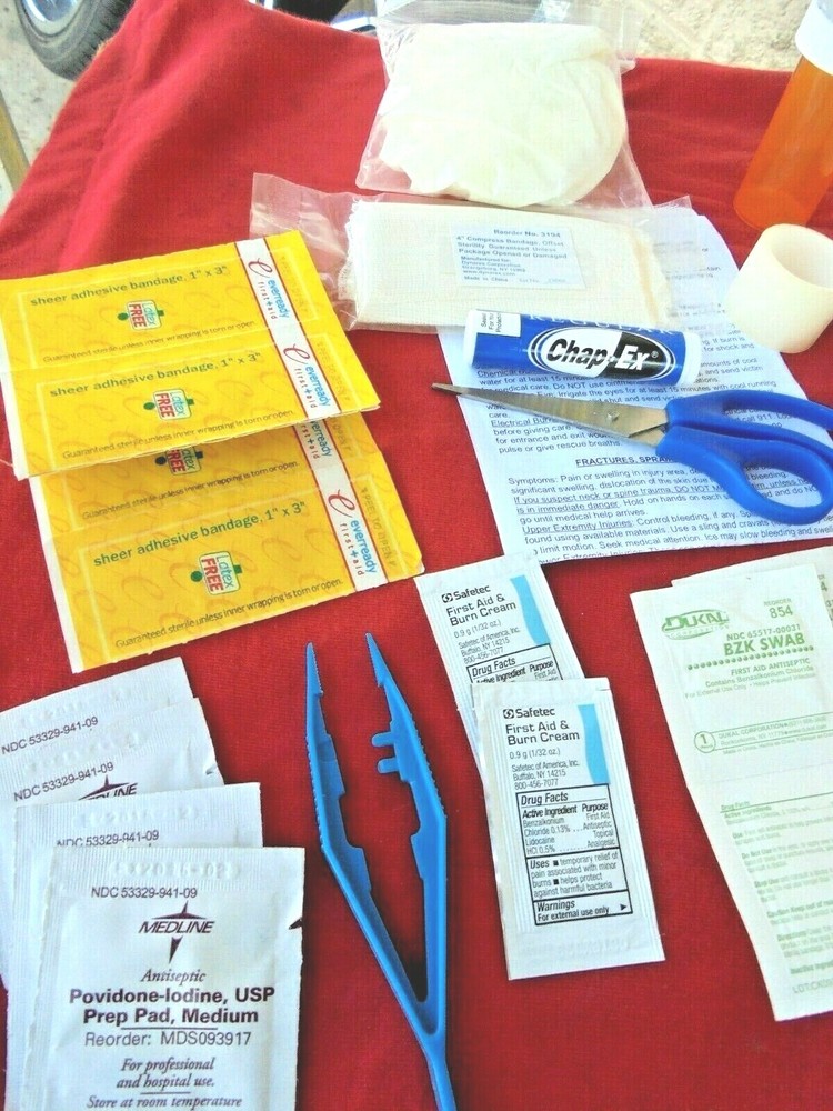 ELITE FIRST AID COYOTE POUCH W/CONTENTS