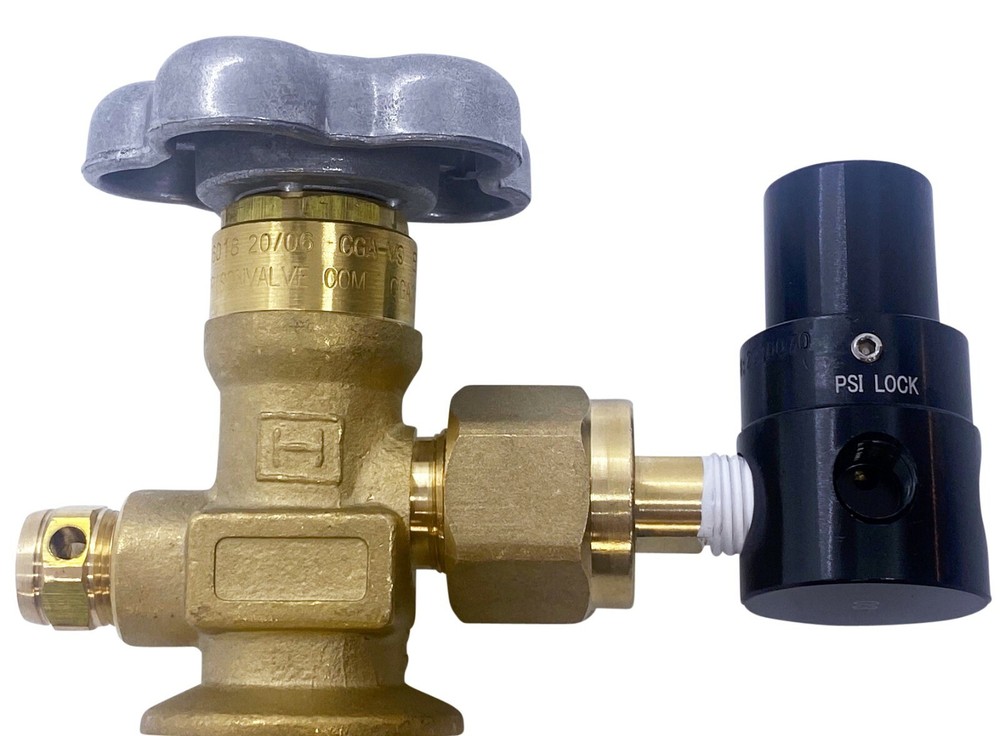 Co2 Air Shifter Compact Mini Aluminum Fixed Regulator 125 PSI
