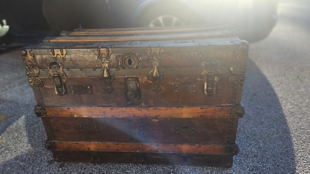 antique trunks chests 1800s