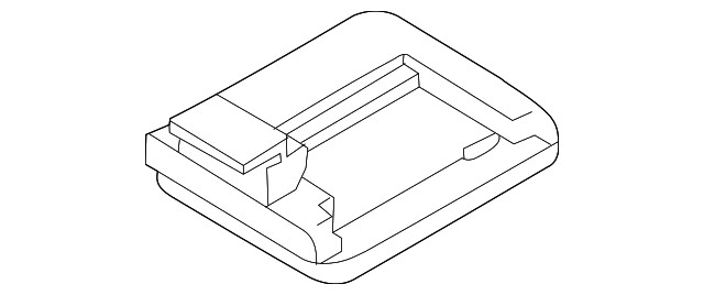 Genuine Volkswagen Module Bracket 3C0-919-738