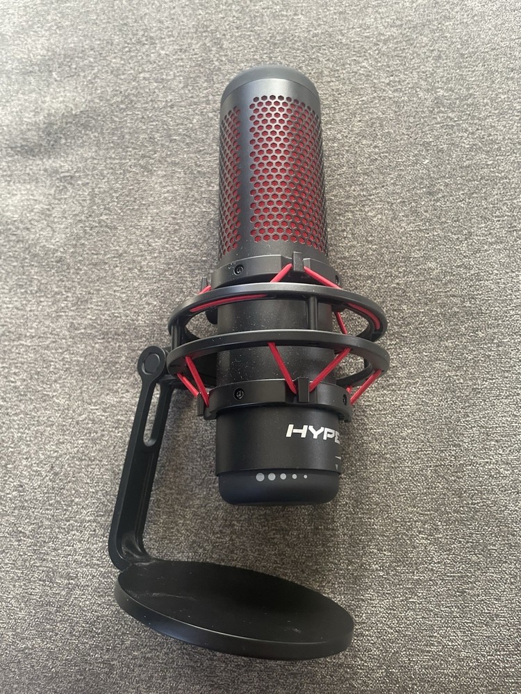 HyperX QuadCast USB Microphone Designed for Streaming Gaming Podcasts