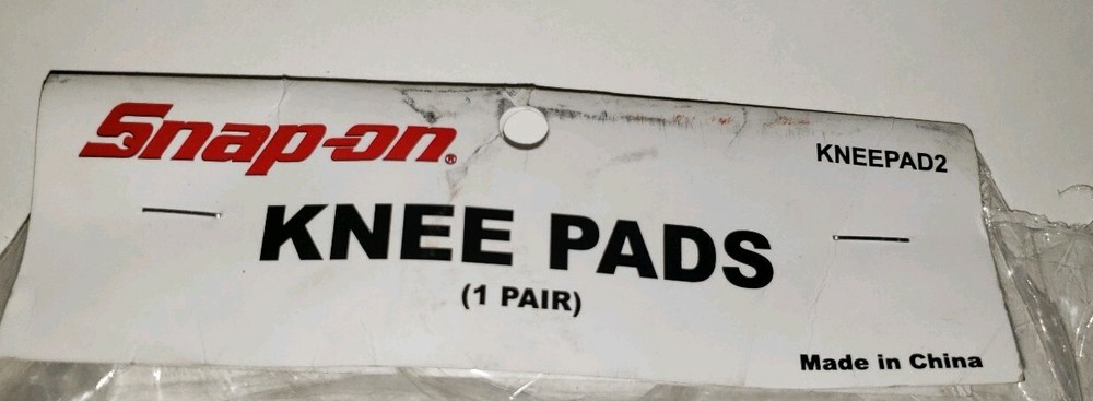 SNAP ON TOOLS KNEE Pads Durable Work Safety Heavy Duty Lightweight OEM