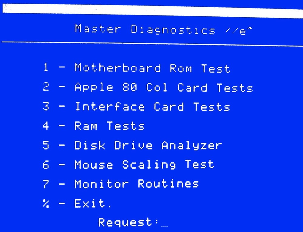✅ 🍎 Master Diagnostics for the Apple IIe - NEW DISK