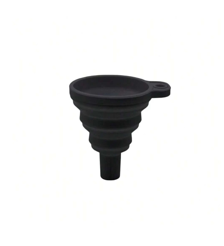 2 pcs Universal Silicone Engine Funnel Foldable Oil & Fluid Transfer Tool