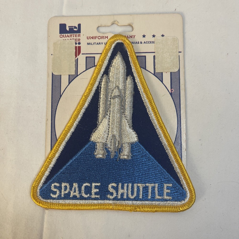 SPACE SHUTTLE PROGRAM Triangle Emblem Patch (NASA, Kennedy Space Center) 1980