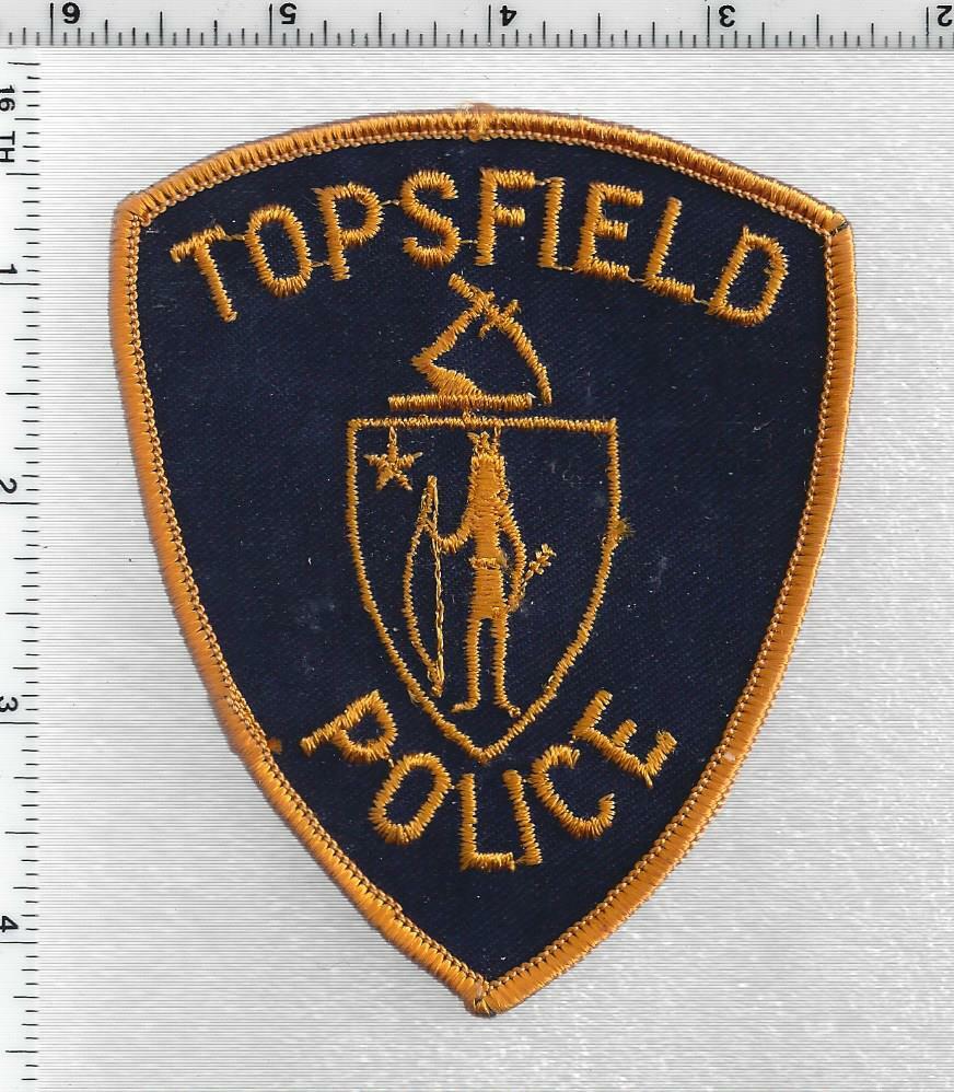 Topsfield Police (Massachusetts) 1st Issue Shoulder Patch