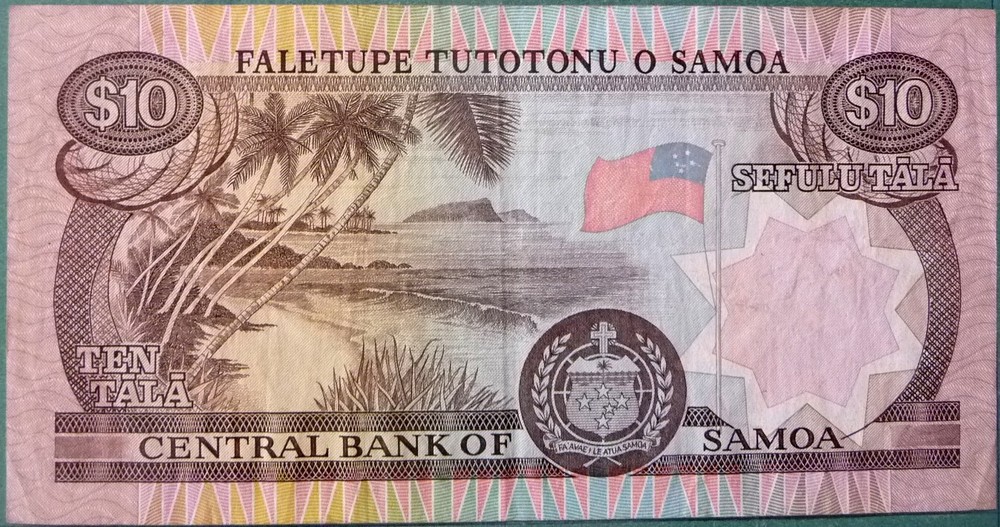 SAMOA 10 TALA NOTE FROM 1985 ISSUE, P27