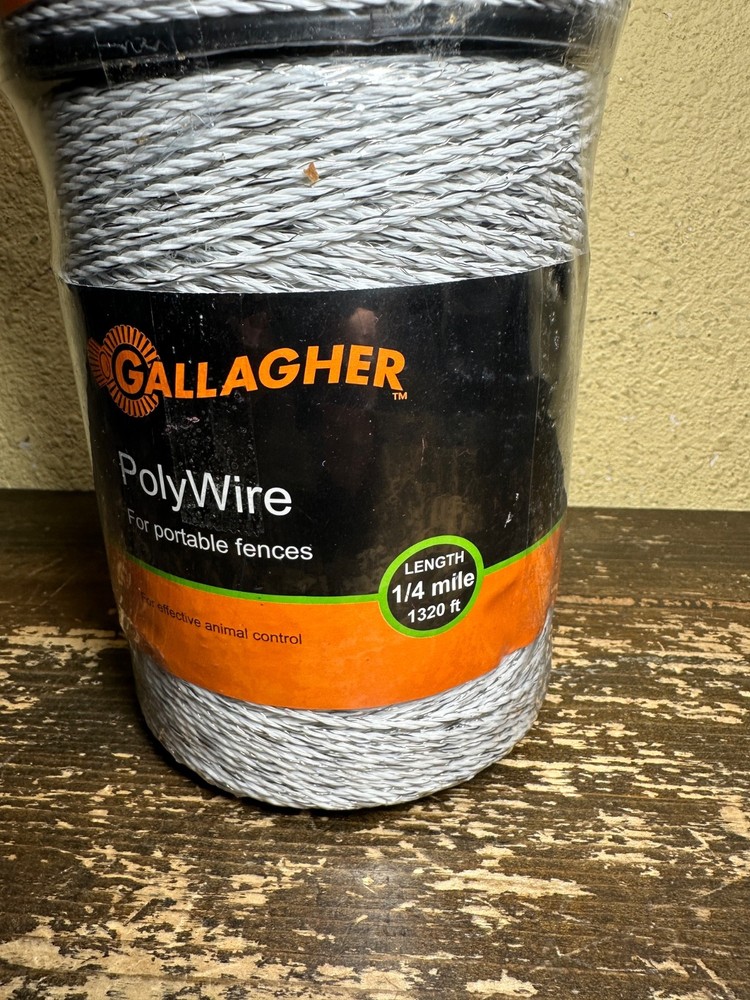 Gallagher PolyWire 1620 ft Total 300 ft + 1320 ft Rolls NEW Sealed