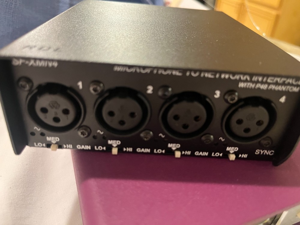RDL SF-XMN4 Microphone to Network Interface - New Open Box