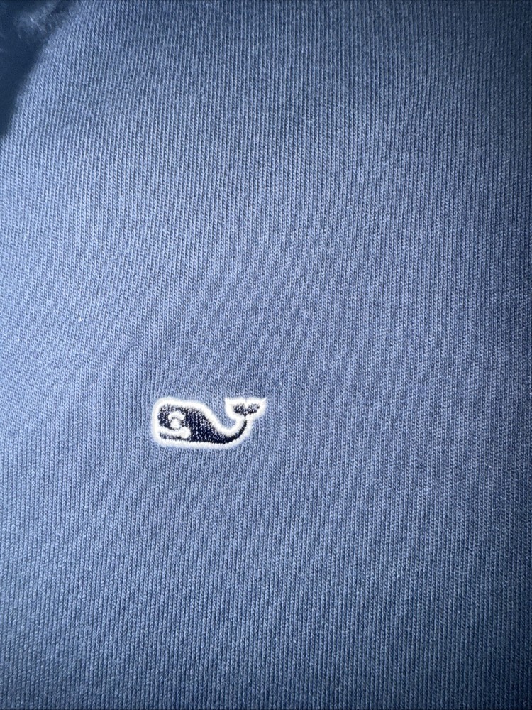Vineyard Vines Mens navy Performance Quarter Zip Pull Over Size Medium