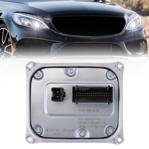 LED Headlight Ballast Control Module for Mercedes W205 C-Class 2015-2018, Voltag