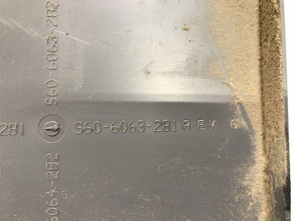 Peterbilt 367 POLY Left/Driver ABOVE DRIVER Trim/Panel | P/N S606063281