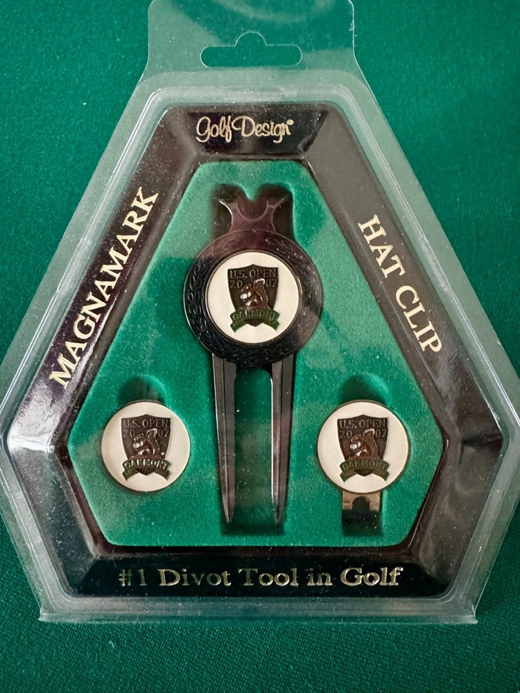 2007 US OPEN Oakmont Golf Divot Tool 3pc. Set Collectable