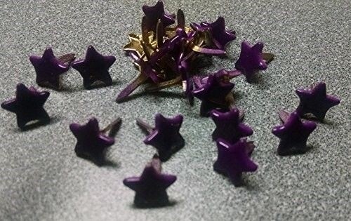Mini Star Brads - Purple - 25ct