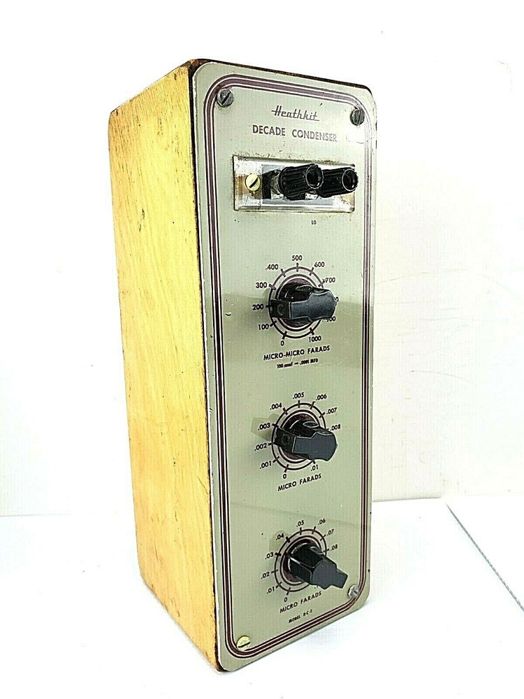 VINTAGE HEATHKIT DECADE CONDENSER DC-1
