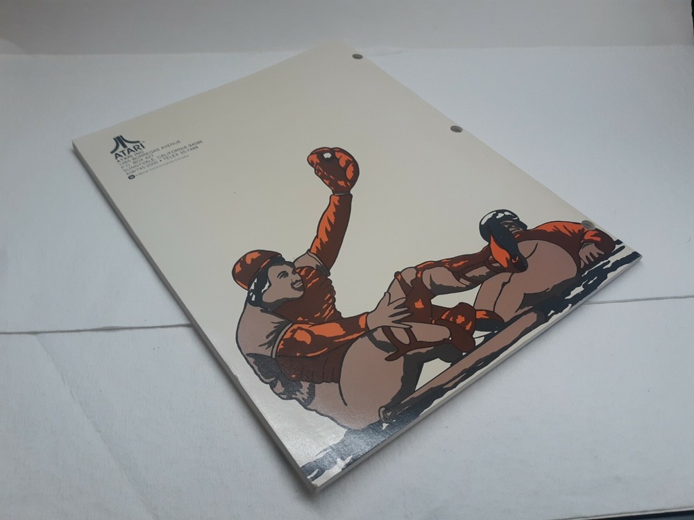 Baseball Video Arcade Game Operation, Maintenance, & Service Manual, Atari