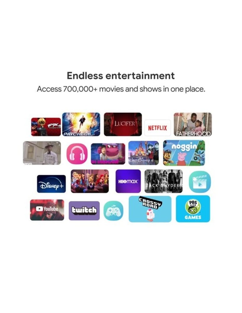 ONN Android TV 4K UHD Streaming Device with Voice Remote Control Google Assistan