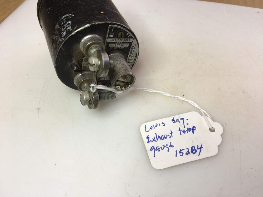 Lewis Engineering Exhaust Temperature Gauge 152B4 Untested