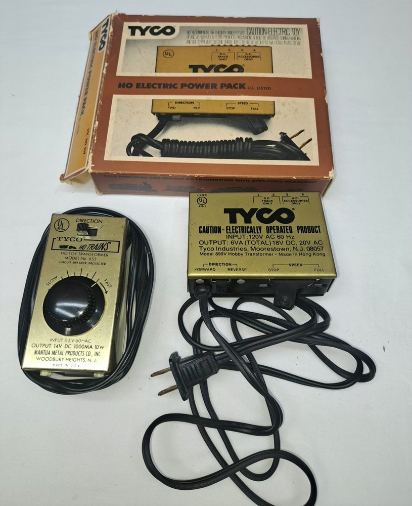 Tyco Train Control Power Supplys Model 899 And 853 Tested
