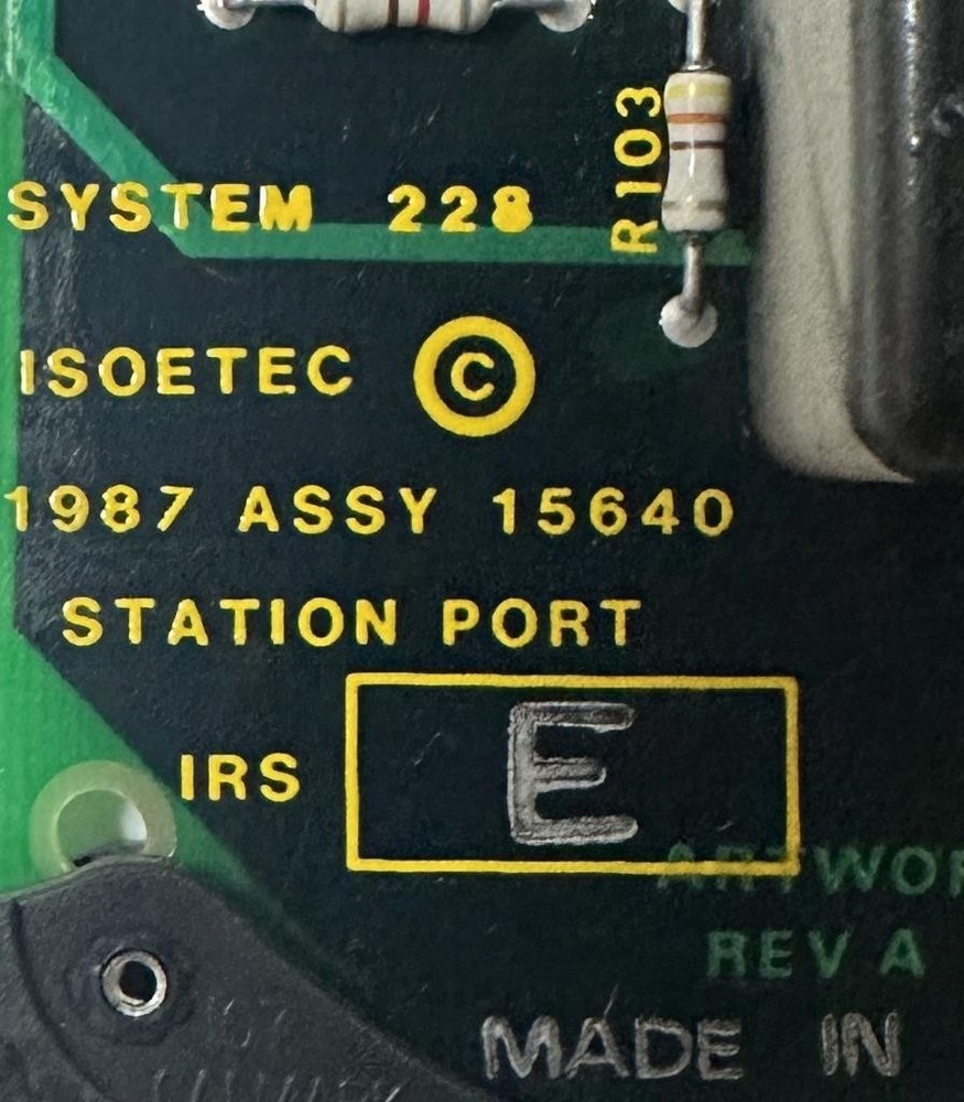 Executone Isoetec 15640 Station Port Card IRS E
