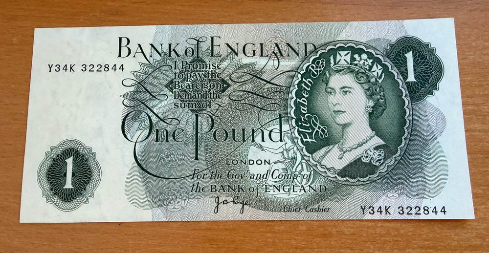 Great Britain ND 1 Pound Nice Circulated Note