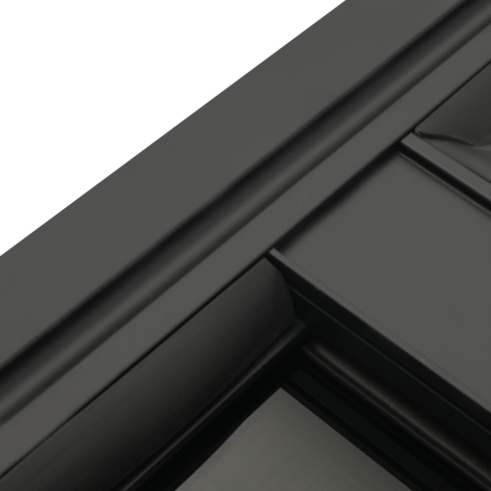 RV Exit Window 42" W x 22" H Optional Trim RV Window Replacement Camper Black!