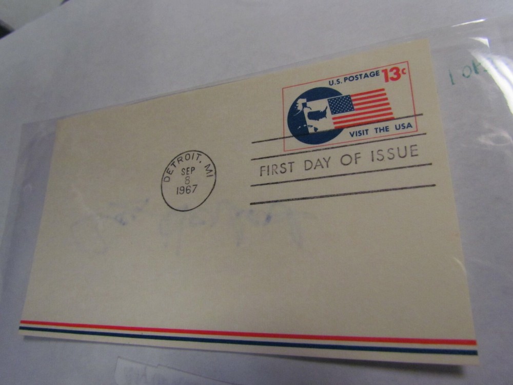 Ray Herbert Signed Autographed Postcard