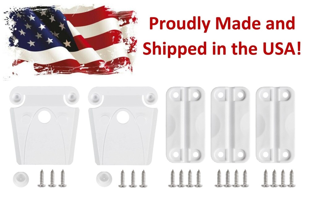 For Igloo Cooler Replacement (2) Latch, (3) Hinge, Screw Set US Store