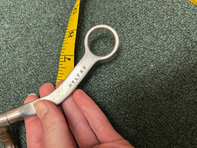 Myler Flat Shank 3 Barrels/Rollers Bit 5.5"