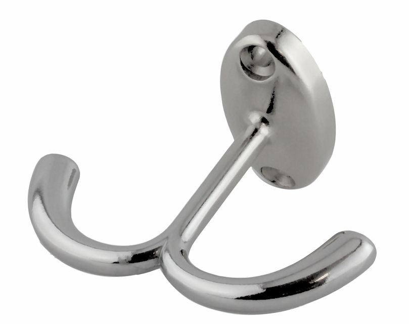 Under Shelf - Under Counter Hook Polished Chrome P8043-CP