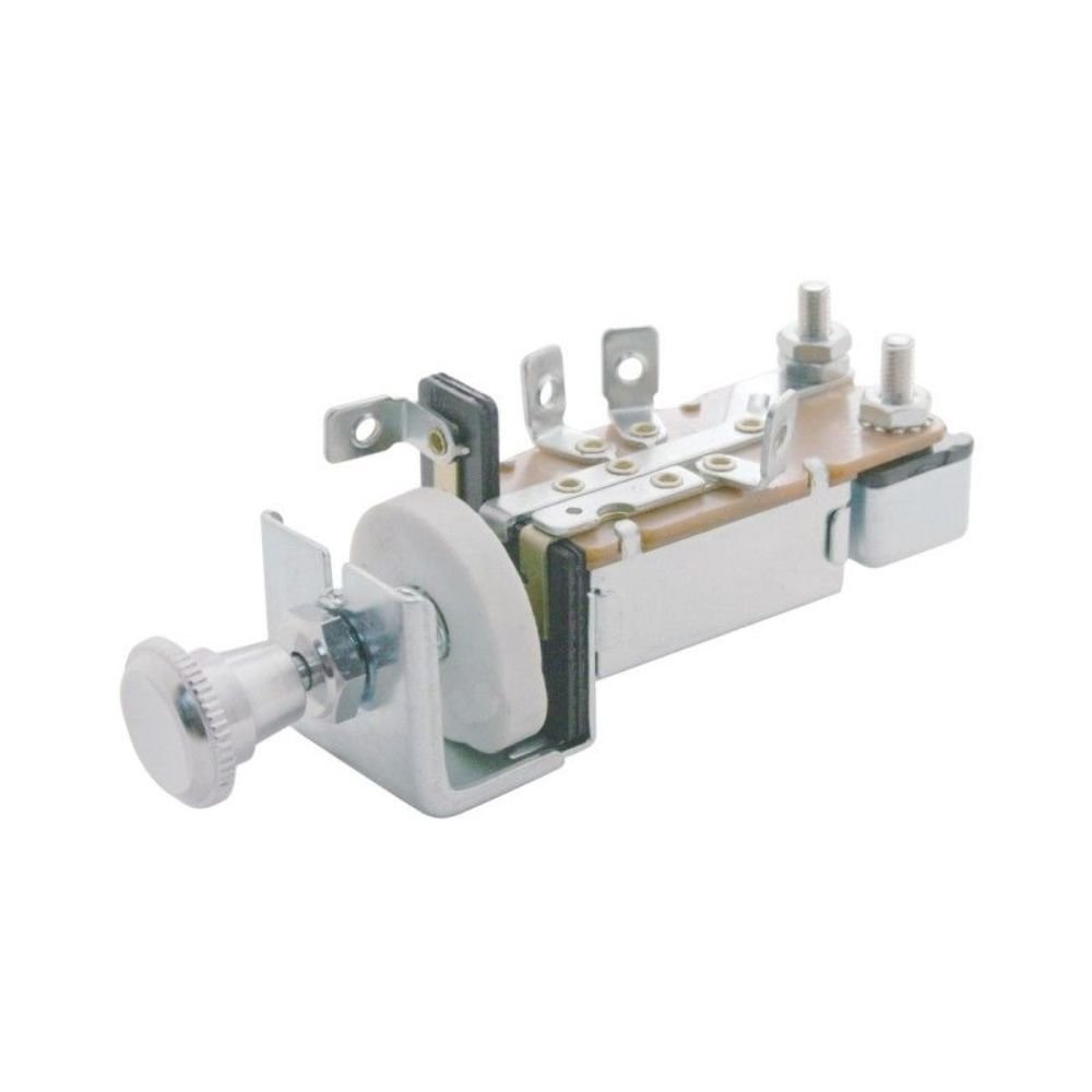 Universal Off-On-On Headlight Switch With Dimmer 12V