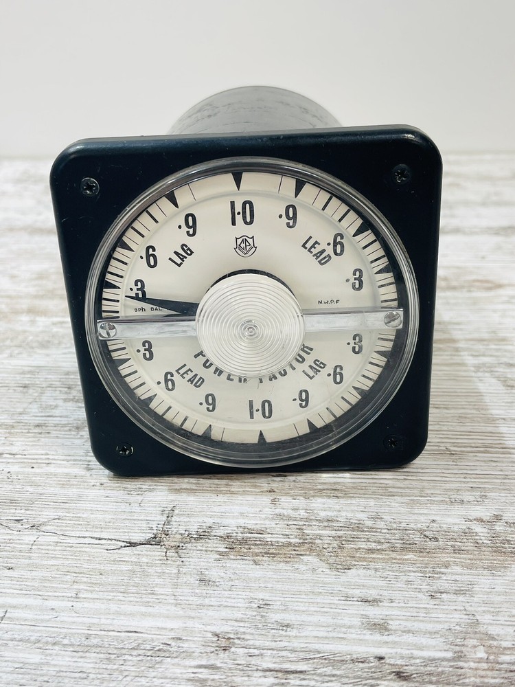 Power Factor Meter 3 phase Lag Lead 230v int res