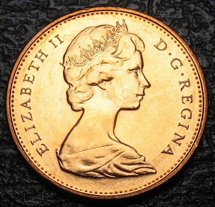 Canada 1978 1-cent Uncirculated ( From a new roll ) " High 8 " Type