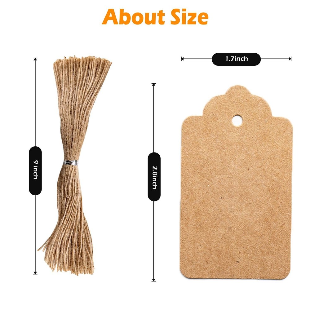125 pcs Premium Gift Tags