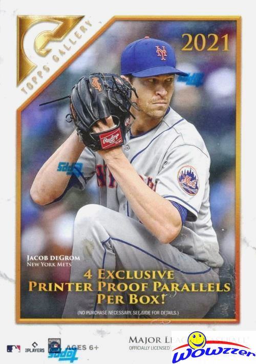 2021 Topps Gallery Baseball Sealed Blaster Box-EXCLUSIVE PRINTER PROOF PARALLELS