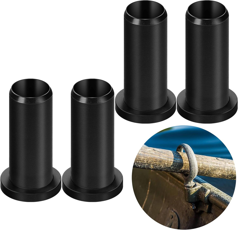 4 Pcs Oar Lock Socket Insert 1/2 Oarlock Bushing nylon Oar Sleeve For Oar Prote