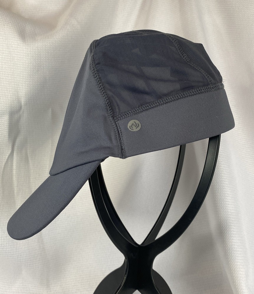 Performance Running Hat, Wicking, Gray, One Size Runners Hat