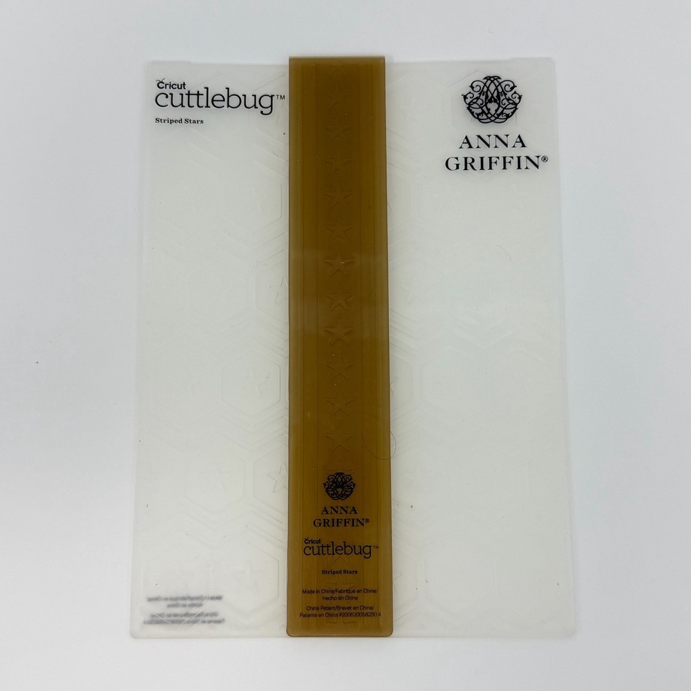 Anna Griffin Cricut Cuttlebug 5”x7” Embossing Folders Border Summer Fall Set 6