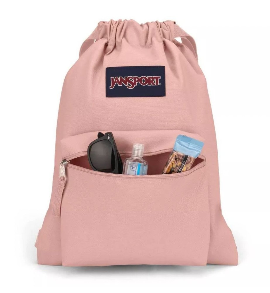 JanSport Drawstring Bag - Misty Rose