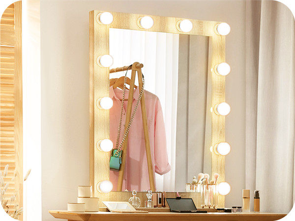 EDISHINE 8 Pack G25 LED Globe Light Bulbs Over Mirror, Makeup Round Light Bulbs