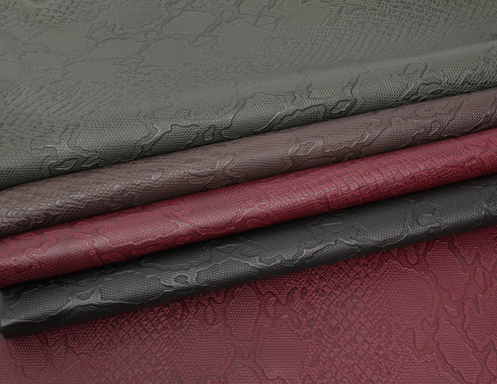 Python Embossed Oxblood Color (100% Genuine skin)