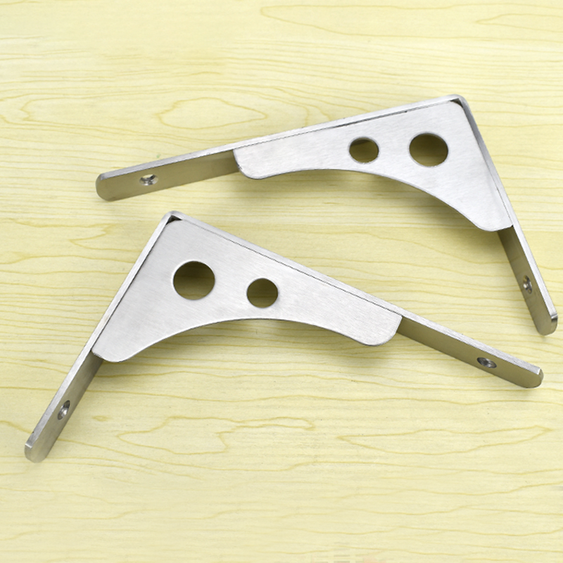 Solid Thickening Stainless Steel Triangular Support Bracket Wall Shelf Mounted