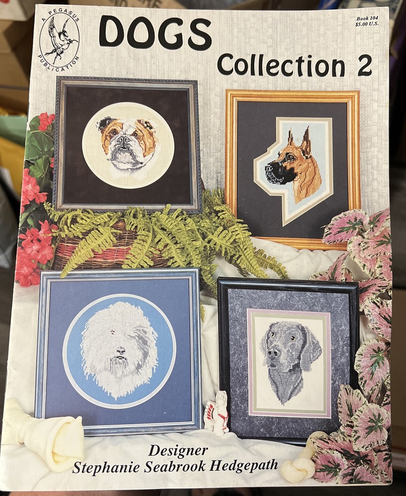PEGASUS DOGS COLLECTION 2 CROSS STITCH PATTERN LEAFLET #104