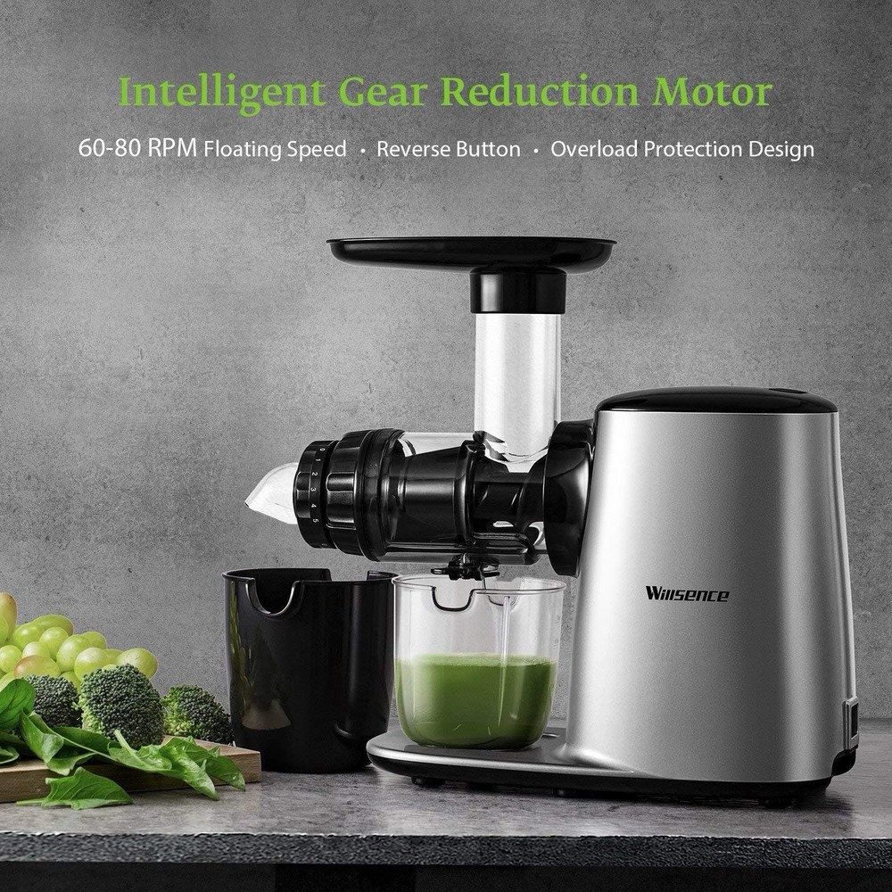 Willsence Slow Masticating Juicer Extractor with 5 Mode Adjustment