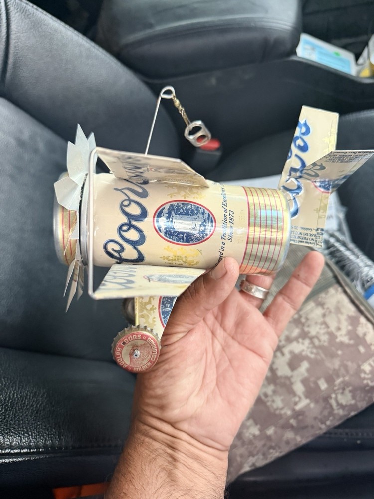 Handmade Coors Airplane EUC VG Cond